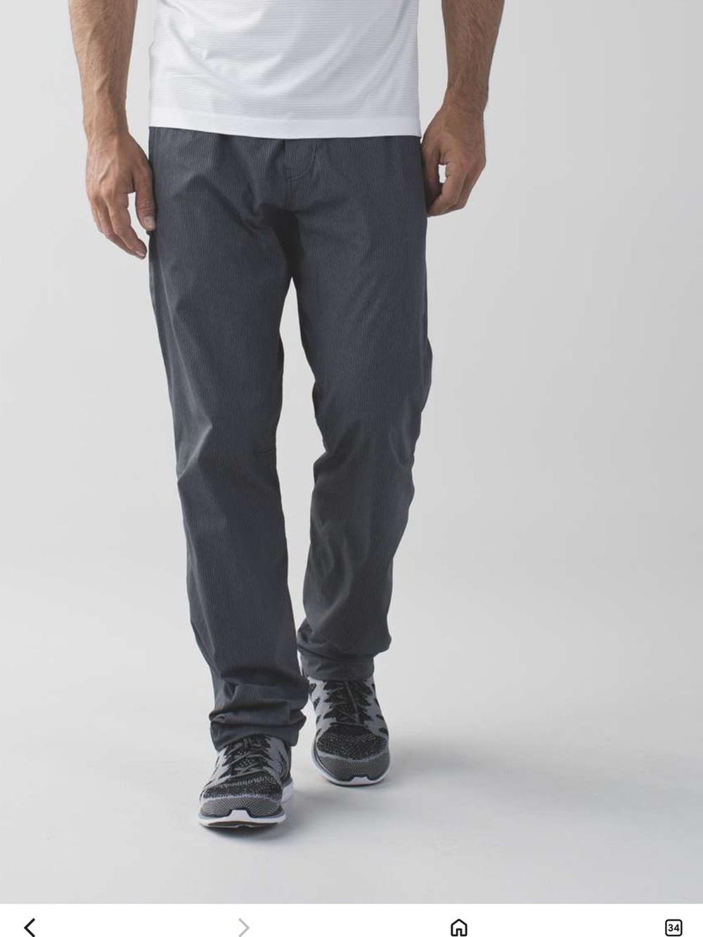 Lululemon Seawall Track Pant 2.0 Deep Coal NWOT XL athletic striped men’s sports